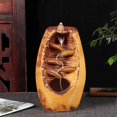 thumbnail image 2 of Ceramic Backflow Incense Holder Waterfall Incense Burner For Home Office Yoga Aromatherapy Ornament, 2 of 5