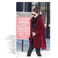 thumbnail image 2 of Women's casual oversized loose-fit zipper pullover hoodie tunic, sweatshirt jacket jacket autumn outfit, 2 of 8