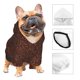 thumbnail image 3 of Balery Dark Brown Glitter Sudadera con Capucha para Perros Pequeños – Ropa para Mascotas, Disfraz para Perros y Gatos, Ideal para Fiestas y Cosplay-XX-Large, 3 of 7