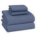 thumbnail image 5 of RUVANTI 100% Organic Cotton Sheets -Split King Sheet - 5 Piece Percale Weave Bedding, Crisp, Cooling & Breathable, Soft & Durable, 16" Deep Pocket, Hotel Quality Sábanas - Wild Wind, 5 of 9