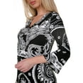 thumbnail image 4 of Women's Printed 3/4 Sleeve Dress, 4 of 4