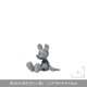thumbnail image 1 of Figura de escultura sentada de Mickey de Disney, estatua de ratón de Anime de dibujos animados, accesorios de escritorio de ratón Kawaii de resina, modelo de decoración, 1 of 5