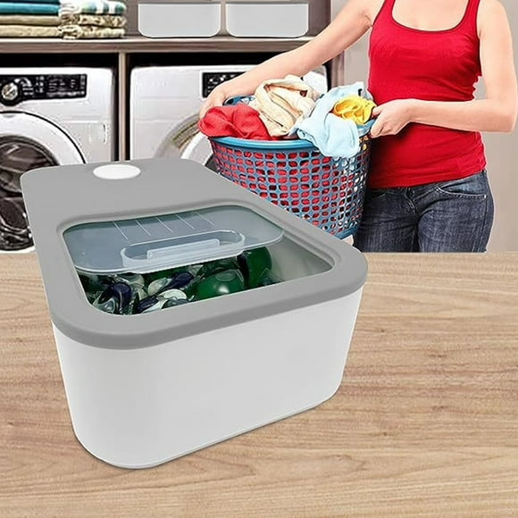 Organizador De Cápsulas De Lavandería, Contenedor De Detergente Para Ropa Con Buen Sellado Para El Hogar