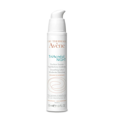 Avene TriAcneal NIGHT Smoothing Lotion, 1 Fl Oz (Best Night Lotion For Acne Prone Skin)
