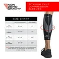thumbnail image 7 of NonZero Gravity Titanium Therapy Running and Pain Relief Calf Compression Sleeves (2X-Large), 7 of 7