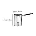 thumbnail image 2 of OULII 1Pack Stainless Steel Milk Boiling Pot Ergonomic Handle for Coffee Lovers Home Kitchen, 2 of 8