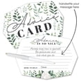 thumbnail image 2 of Big Dot of Happiness Boho Botanical - Wish Card Greenery Party Activities - Shaped Advice Cards Game - Set of 20, 2 of 5