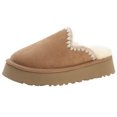 thumbnail image 1 of Zapatillas Calientes Zapatillas de felpa de invierno, zapatillas interiores peludas, suministros térmicos suaves y acogedores para el hogar, 1 of 6