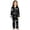 czb# Black-4203, variant on CUZIBR Girls Halloween Pajamas Sets Skull Bat Ghost Spider Web Moon Star Print Comfort Cozy Lapel Button Long Sleeve Top Long Pants Two Piece Soft Loungewear Relaxed Nightwear ,Black-2,5-6 Years