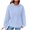 #03 Light Blue 【Love the fit? Pick your favorite shades.】, variant on Women's Hoodie Long Sleeve Loose Fit Pullover Sweatshirts Tops Casual Daily Wear Soft Lightweight Breathable Streetwear Loungewear Travel Ultra Soft All Day Comfort Cozy Streetwear