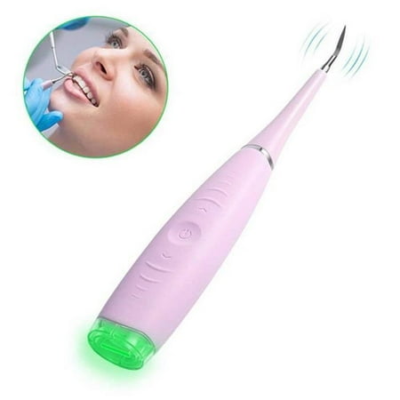Electric Sonic Dental Calculus Plaque Remover Tool- Tooth Scraper Tartar Removal Cleaner - Teeth Stain Eraser Polisher - Remove Tarter for Kids Adult - 100% Proven Safe (Best Way To Remove Tartar From Teeth At Home)