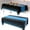 Black and Blue, variant on Haidf Table Cloth, Black and Red Disposable Plastic Tablecloth, Rectangle Table Covers for Birthday Wedding Anniversary Bridal Shower First Communion Graduation Party Decorations, 108" x 54"