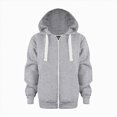 thumbnail image 3 of HCNTES Boys Winter Outfits 2PCS Boys Solid Pullover Hoodies Sweatshirt Zip Jackets Sweatspant Suit Kids Tracksuit Set 3-12 Years Boys Autumn Fall Set, 3 of 5