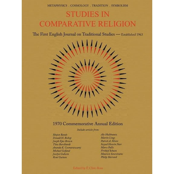 Studies in Comparative Religion: 1970 Commemorative Annual Edition, (Paperback)