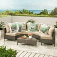 thumbnail image 2 of Pack of 4 Outdoor Waterproof Spring Decorative Pillow Covers Garden Throw Pillow Covers 20x20 Inch Buffalo Plaid Cushion Case Pillows Shell for Sofa Patio Furniture Couch Tent (Eucalyptus E), 2 of 6
