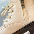 thumbnail image 5 of XXWXYD Boots for Girl and Boys Children's Casual Shoes Mesh Soft Sole Breathable Sports Short Boots for Fashion Classic Comfortable Shoe(9.5-10 Years,Beige), 5 of 8