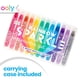 thumbnail image 4 of OOLY Rainbow Sparkle Metallic Acuarela Gel Crayons Juego de 12 marcadores de gel con purpurina para niños y niños pequeños Crayones coloridos giratorios para dibujo escolar [Metallic Gen 2], 4 of 6