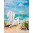 thumbnail image 3 of DeRice, Julie 12x14 Black Modern Framed Museum Art Print Titled - Relax in the Beach Breeze, 3 of 5