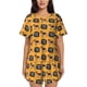 thumbnail image 1 of Fotbe German Shepherd Woof Conjunto de Pijama Estampado para Mujer, 2 Piezas, Ropa de Dormir con Camiseta de Manga Corta y Shorts Suaves-4X-Large, 1 of 6