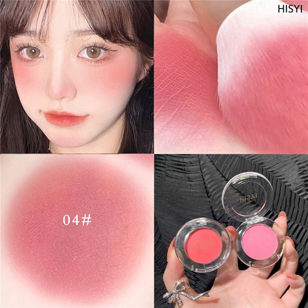 Nueva paleta de maquillaje de rubor de 6 colores, polvo Mineral, colorete rojo, crema Natural duradera, tinte para mejillas, naranja, melocotón, rosa, rubor cosmético Tan Jianjun unisex