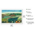 thumbnail image 2 of Haystacks in Brittany - France - From an Original Color Painting by Paul Gauguin c.1890 - Fine Art Matte Paper Print (Unframed) 30x44in, 2 of 4