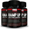 (2 pack) (2 pack) Force Factor Ramp Up Anytime Energy Sugar-Free Zero Calorie Energy Pill with B Vitamins, Green Tea Extract, Caffeine, 15 Ct.