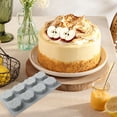 thumbnail image 7 of 8-Cavity Silicone Baking Mold - Non-Stick Cake Pan for Muffins Cupcakes Soap - Flexible Baking Tray - Apple, 7 of 7