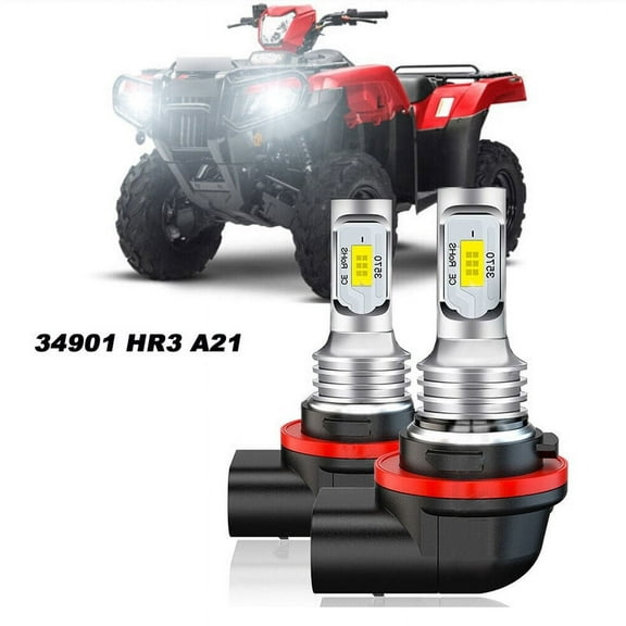 LED Headlight Bulb 12V 35/35w FOR 2020 Honda ATV TRX520 34901 HR3 A21
