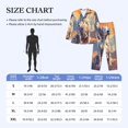 thumbnail image 3 of KLL Colorful Cloud Spotted Dog Sleepwear Mens Flannel Pajamas,Long Cotton Pj Set, 3 of 7