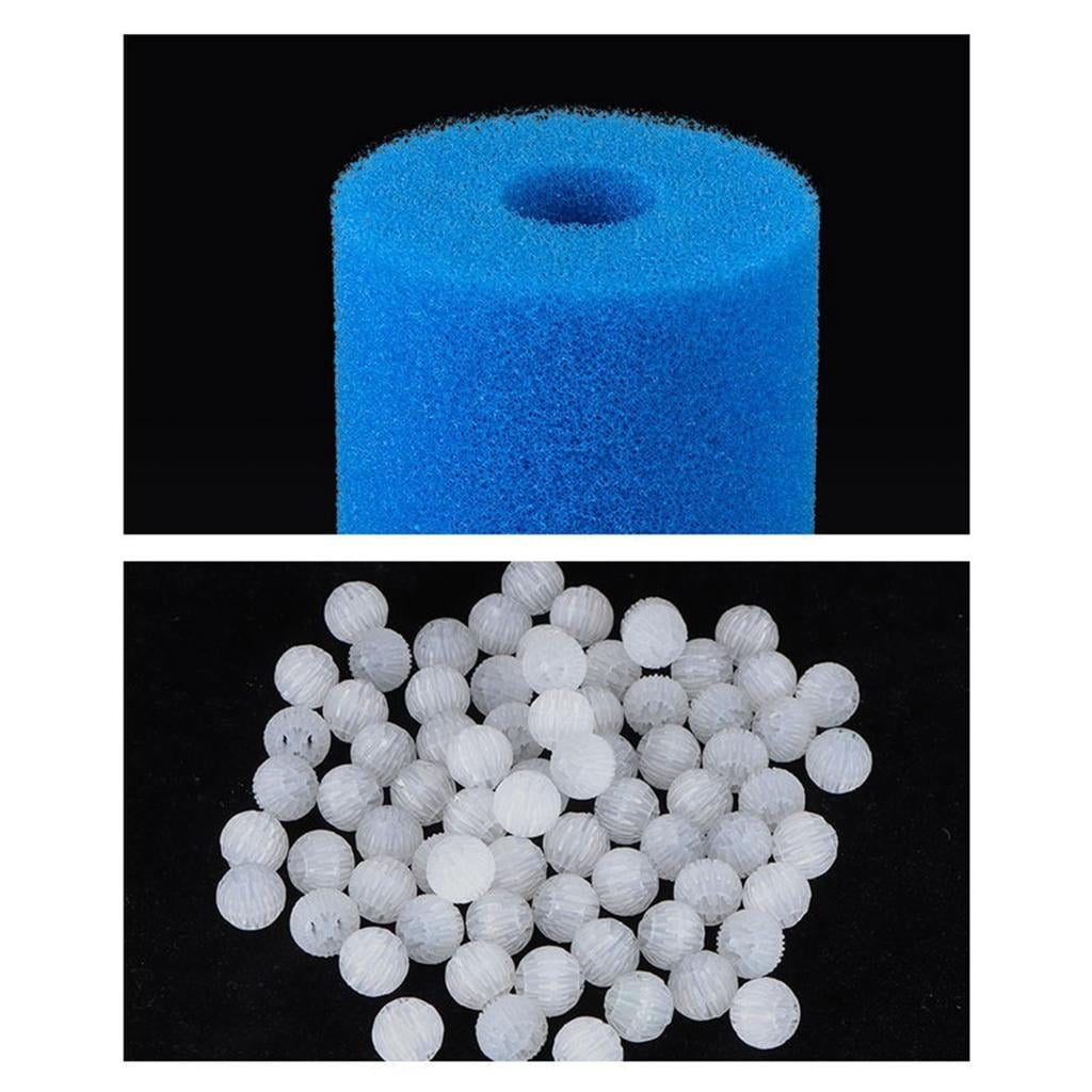 Giaone External Canister Filter for Aquarium Plastic Bucket with Sponge No Pump