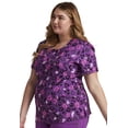 thumbnail image 3 of Cherokee Infinity Scrubs Top For Women Round Print Neck CK609, 3 of 6