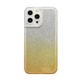 thumbnail image 1 of TECH CIRCLE for iPhone 12, 3 Layer Shockproof Protection Bumper Cover Lens Protection Color Gradient Glitter Glitter Bling Case for iPhone 12, Gradient Yellow, 1 of 7