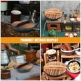 thumbnail image 3 of GOOHOCHY Play Kitchen Tool Mini Iron Wok With Lid Multi Iron Miniature Kitchen Utensils 1 Set, 3 of 8