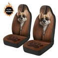 thumbnail image 7 of Garronmavis Corgi Fuzzy Car Seat Cover 2 Piece Polyester Soft Cars Seats Covers Soft Car Seat Blanket Easy to Install, 7 of 7