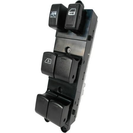 - Nissan Frontier Crew Cab Master Power Window Switch 2005-2012 (Without Off Road Package) (2005 2006 2007 2008 2009 2010 2011 2012) (electric control panel lock button auto driver passenger door)