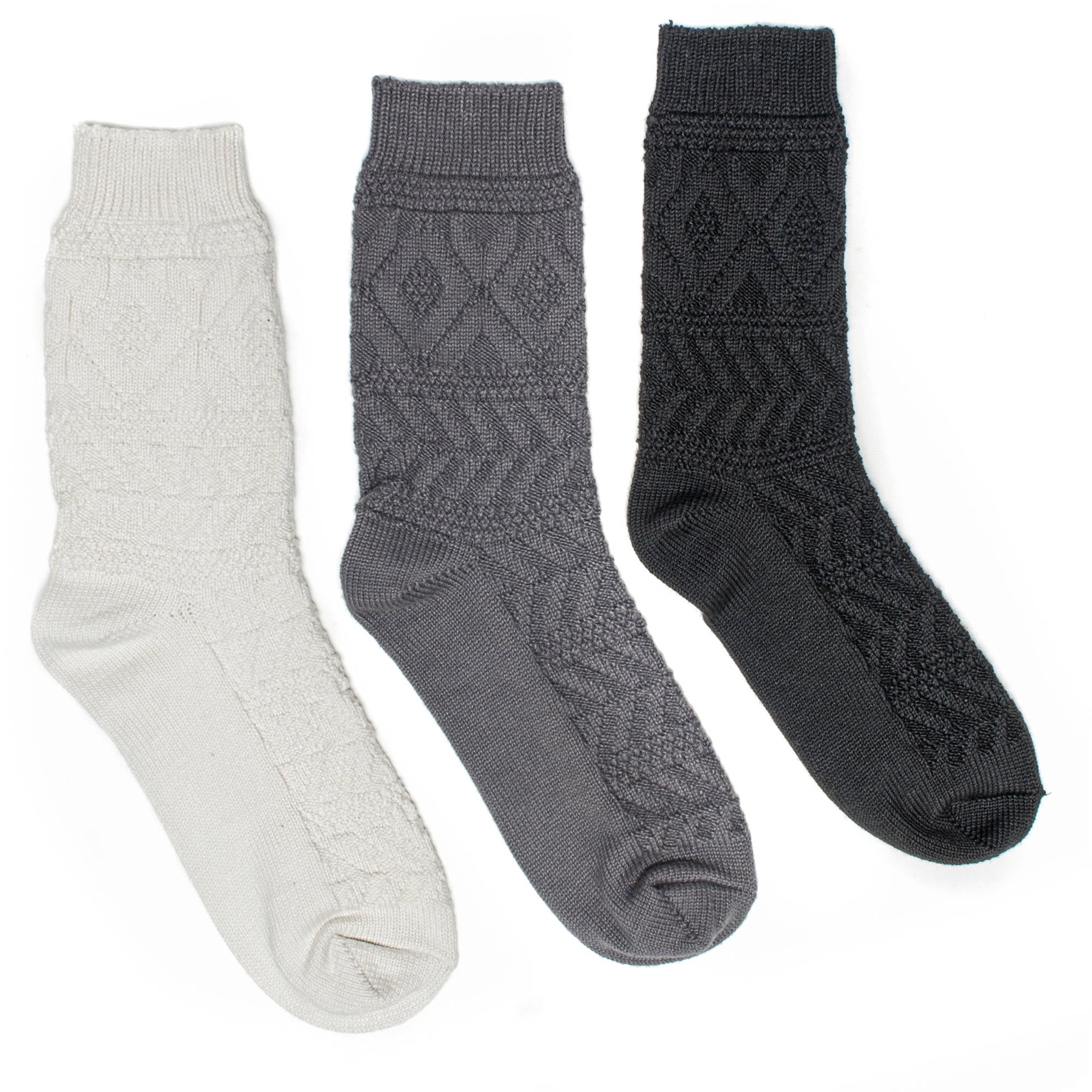 Muk Luks Women's Diamond Boot Sock Pack (3 Pair)