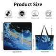 thumbnail image 2 of Marble Texture Waterproof Picnic Blanket with Foldable Zipper, Suitable for Outdoor Use, Suitable for Travel, Camping, Beaches, Parks, Grasslands, Picnic Blanket Accessories, 2 of 7