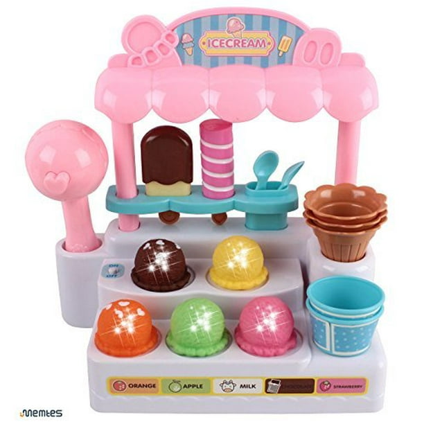 Memtes   Mini Ice  Cream  Shop Toy  Stand Pretend Play Set  Memtes   Mini Ice  Cream  Shop Toy  Stand Pretend Play Set