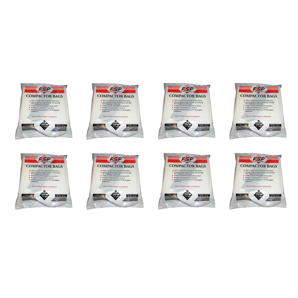 120 Whirlpool Trash Compactor Bags Compatible with Kenmore 18