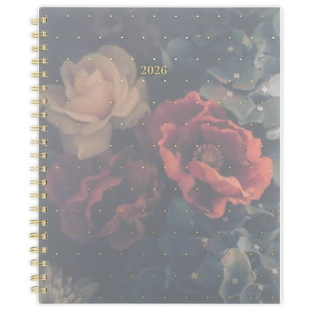 Cambridge Midnight Garden 2026 Weekly Monthly Planner Large 8 12 x 11 - Planners