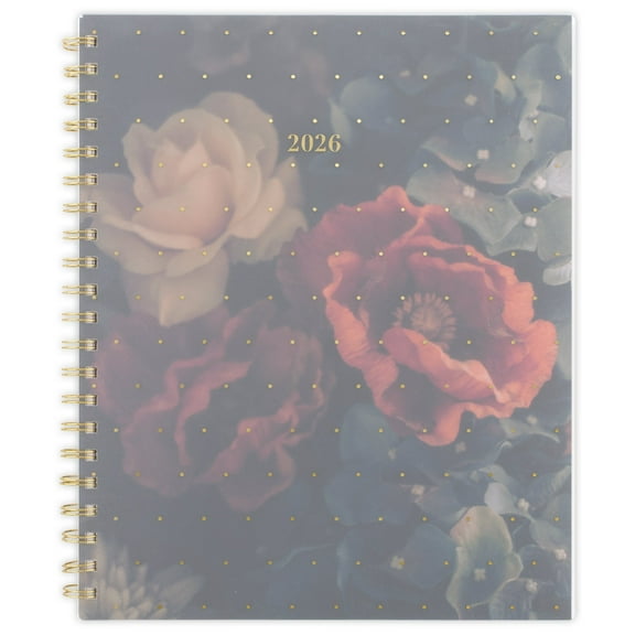 Cambridge Midnight Garden 2026 Weekly Monthly Planner Large 8 12 x 11 - Planners