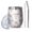 White Buffalo Skull, variant on 12oz Stemless Wine Tumblers White Buffalo Skull Flower Arrow Pattern Vacuum Insulated Stainless Steel Travel Tumbler Cups Mug with Lid and Straw for Champaign,Cocktail,Beer with Cleaning Brush