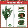 thumbnail image 4 of JEWLALO Artificial Norfolk Pine Stems for Christmas Decorations, 10 Pcs 18 inch Fake Pine Cone Branches for Vases Garland Real Touch Faux Greenery Evergreen Plants for Xmas Home Decor Indoor Winter, 4 of 10