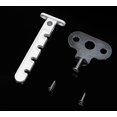 thumbnail image 3 of Restrictor de ventana abatible, Cerradura de seguridad para bebés, Cerradura anti-pellizco, Restrictor de ventilación de ventana, Apertura hacia afuera para ventana Upvc, Madera y aluminio, Blanco Feliz Sencillez, 3 of 5