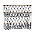 thumbnail image 2 of Stuffed Animal Storage Hammock, Wooden Stuffed Toy Net Hammock Hanging Toy Organizer Height Adjustable Stuffed Storage Organizer Net For Nursery Play Room Bedroom Kid's Room, 2 of 9