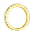 thumbnail image 2 of 1/2 Carat Round Diamond Wedding Band Ring in 14K Yellow Gold (Ring Size 5.25) (SI1-SI2 Clarity), 2 of 4