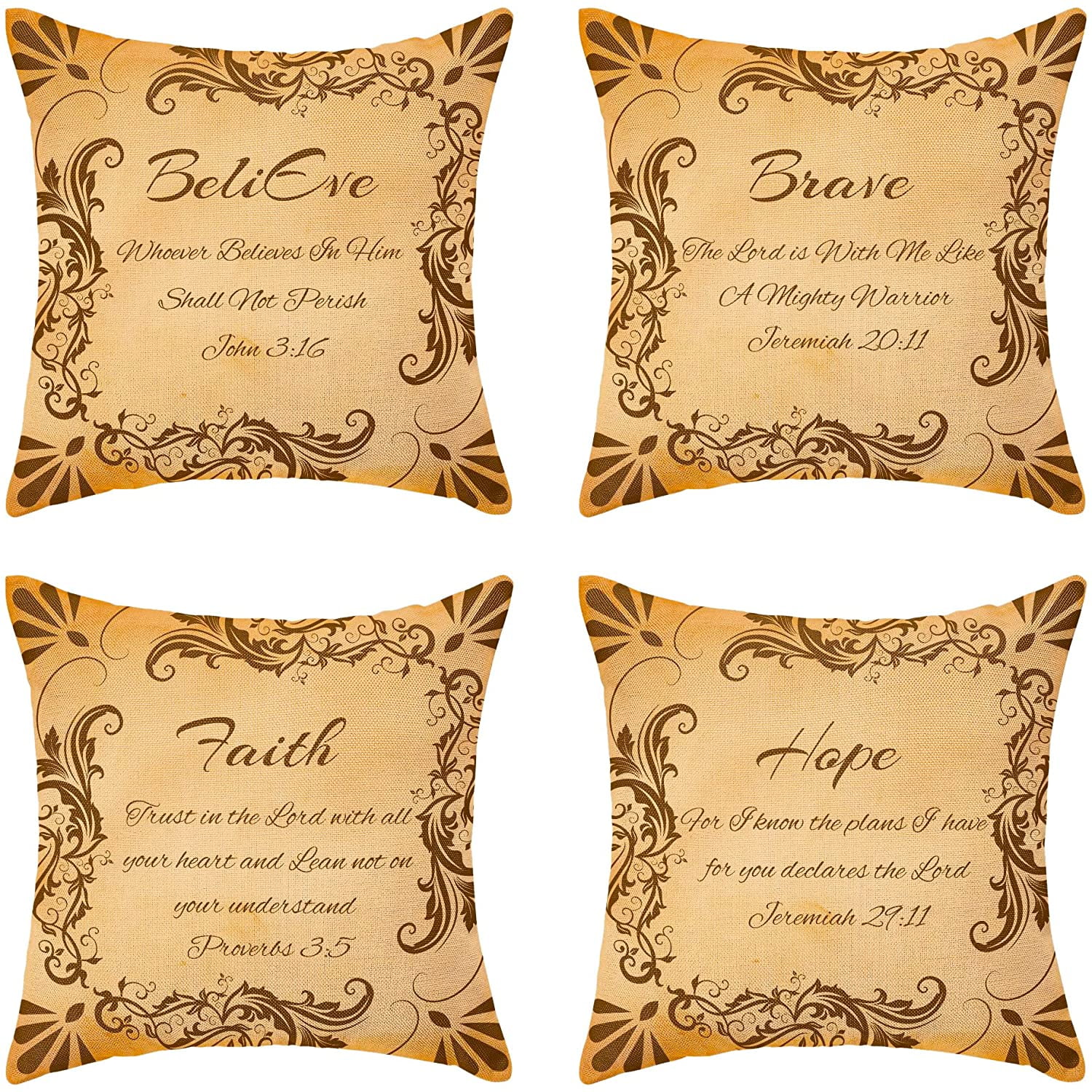 Set of Christian Bible Pillow Covers with Dominican Republic Ubuy