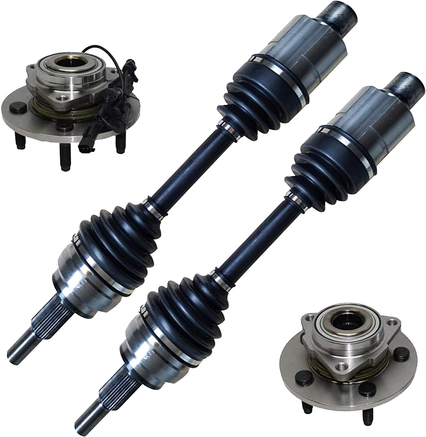 Detroit Axle Front Driver or Passenger Side CV Axle Shaft for 2002-2005 Dodge Ram 1500-4WD ONLY