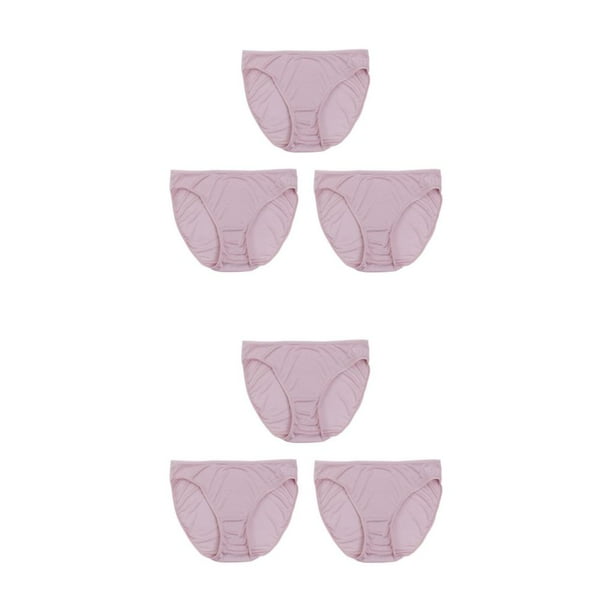 Sonducket Bragas de seda de morera de 3 piezas, ropa interior de tiro medio, lencería, calzoncillos cómodos, sin costuras, para mujer, gris L gris rosa L 2Conjunto