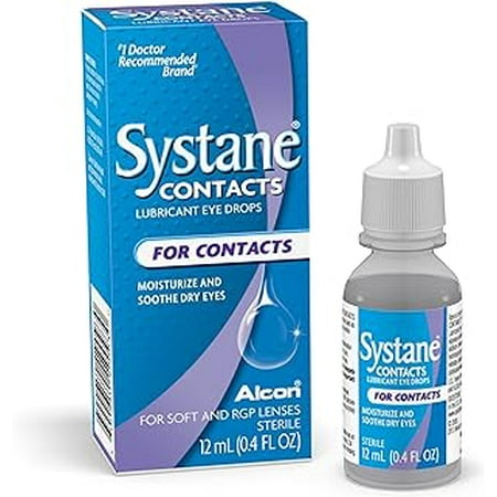 Systane Contacts Lubricant Eye Drops for Daily Use, 0.4 fl oz